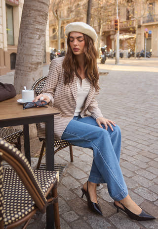 Oversized L/S blazer