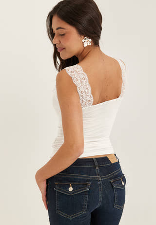 Pcbarbera Lace Top