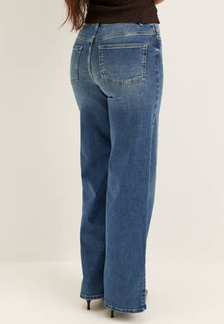 Onlmadison Blush HW Wide Denim