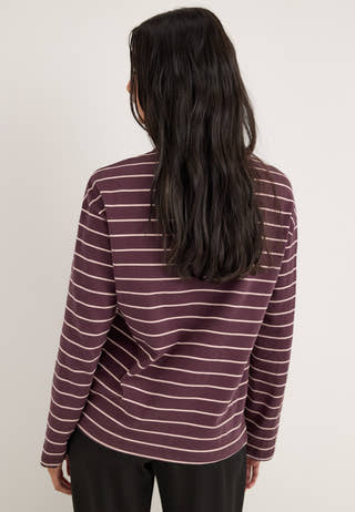 Pcsadie LS Top Striped