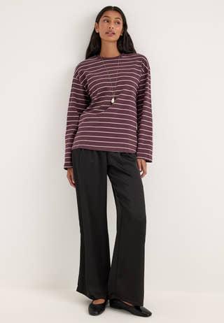 Pcsadie LS Top Striped