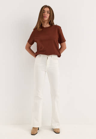 Slfessentail Boxy Tee Red