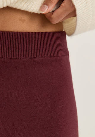 Objreynard Hw Knit Skirt Noos Red