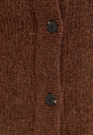Slflulu Ls Knit Short Cardigan Red