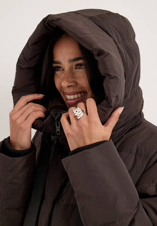 Camila Coat Brown