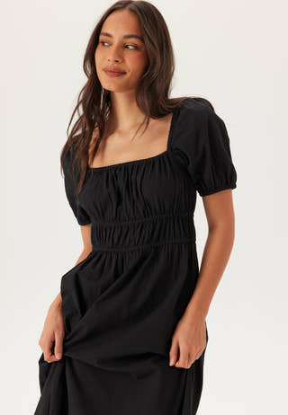 Square Neck Cotton Maxi Dress