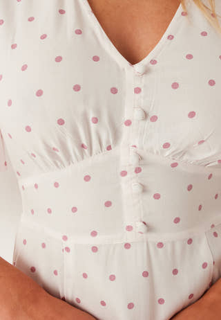 Butterfly Sleeve Viscose Maxi Dress