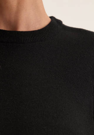 OBJREYNARD O-NECK PULLOVER Black