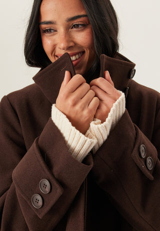 High Neck Short Coat