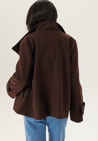 High Neck Short Coat