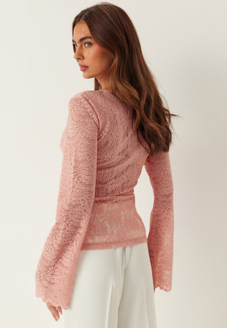 Long Sleeve Lace Top