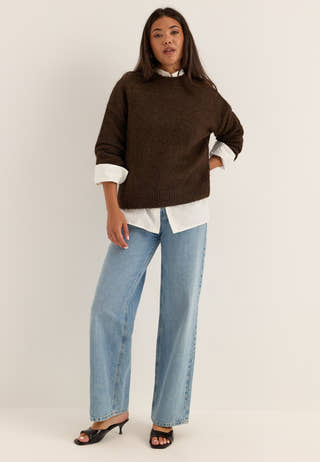 Objsaggia Ls Lo Pullover Brown