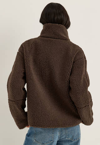 Onlaspen Life Teddy Jacket Brown