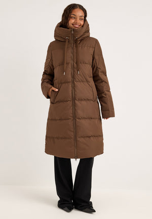 Jossan Cozy Down Jacket Brown