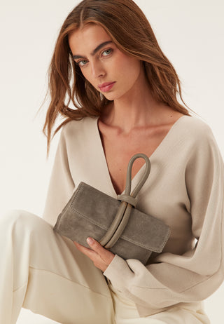 Barletta Small Suede Bag