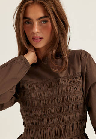 Smock Cotton Blouse