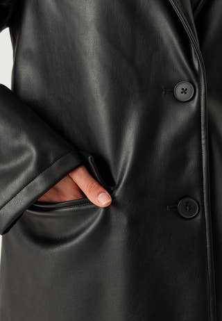 PU Blazer Jacket