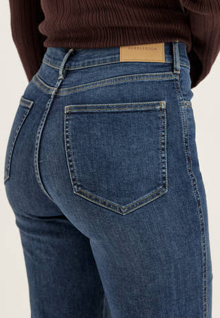 High Straight Leg Jeans