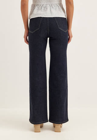 High Straight Leg Jeans