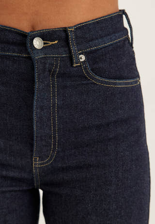 High Straight Leg Jeans