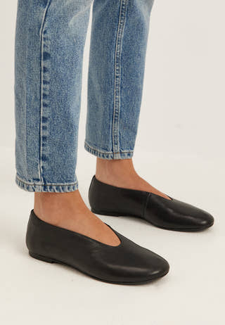 Aleya Leather Ballerina