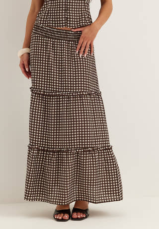 Frill Maxi Skirt