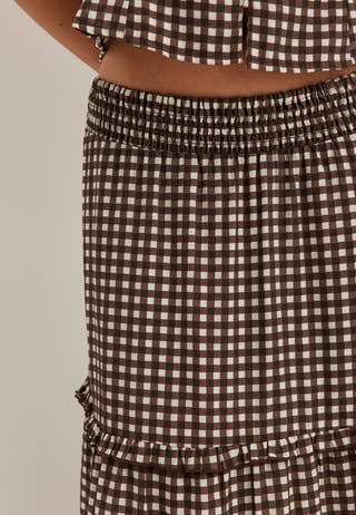 Frill Maxi Skirt