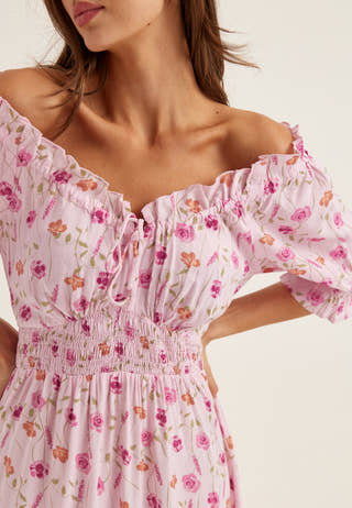 Smock Maxi Dress
