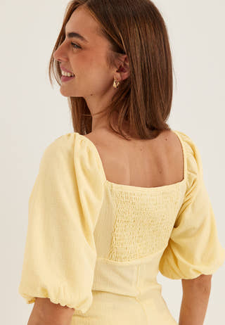Volume Sleeve Top