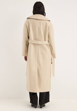 Vmanne Bergen Xtra Long Coat Beige