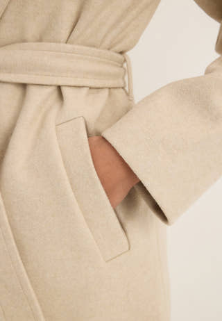 Vmanne Bergen Xtra Long Coat Beige