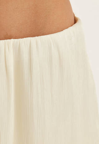 Shimmer Flounce Maxi Skirt