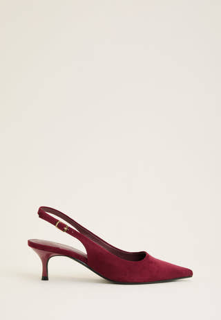 Pointy Slingback Red