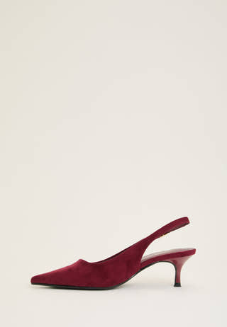 Pointy Slingback Red
