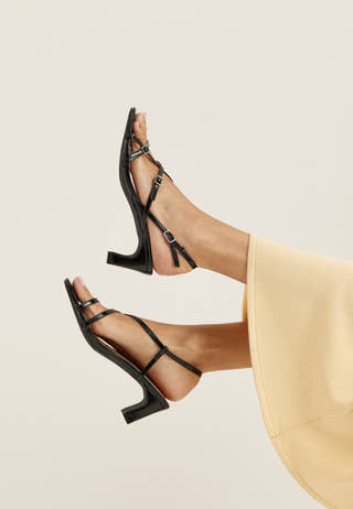Biadina Strappy Sandal Faux Leather