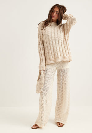 Wide Lace Trousers