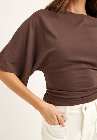 Wide Sleeve Fitted Tee