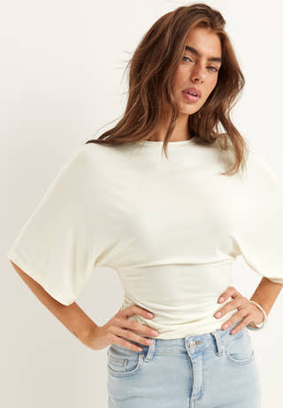 Wide Sleeve Fitted Tee