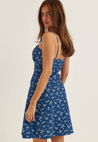 Strap Mini Dress
