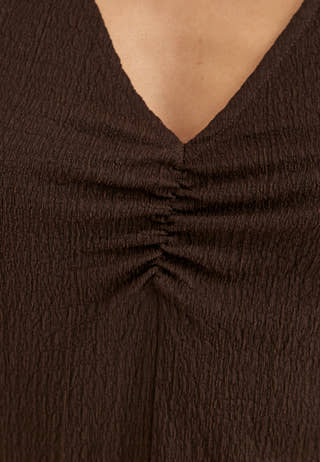Structure Puff Sleeve Dress