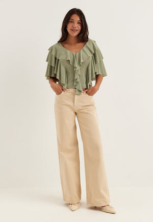 Flounce Top
