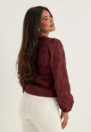 Objmya Re L/S TOP NOOS Red