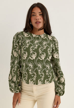 Objmya Re L/S TOP NOOS Green