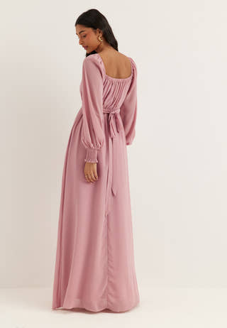 Multi Way Chiffon Maxi Dress Purple