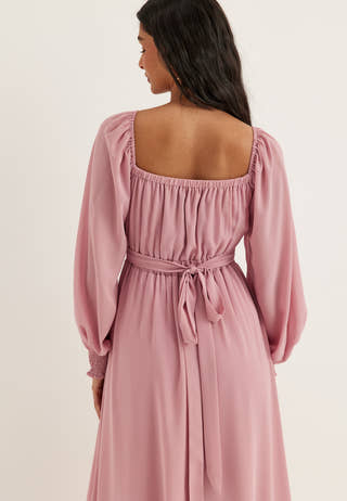 Multi Way Chiffon Maxi Dress Purple