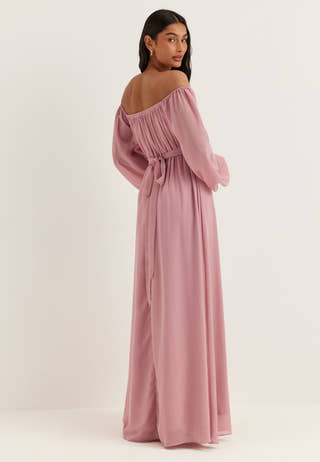 Multi Way Chiffon Maxi Dress Purple