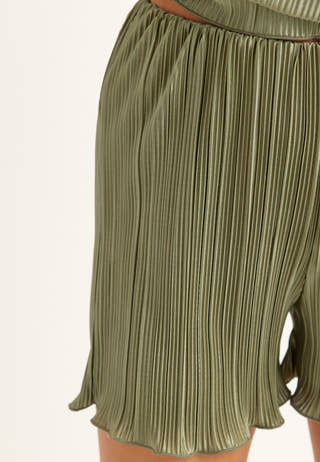 Pleated Frill Shorts