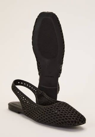 Onlakira-7 Woven Slingback Ballerina