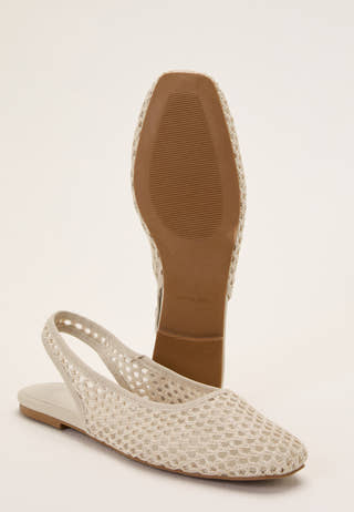 Onlakira-7 Woven Slingback Ballerina