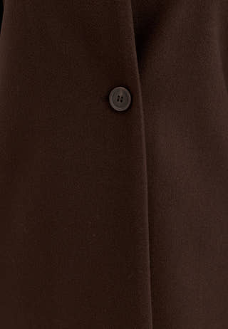 Belted Long Coat Brown